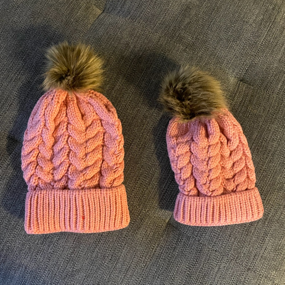Mama & Mini matching beanies, NWOT